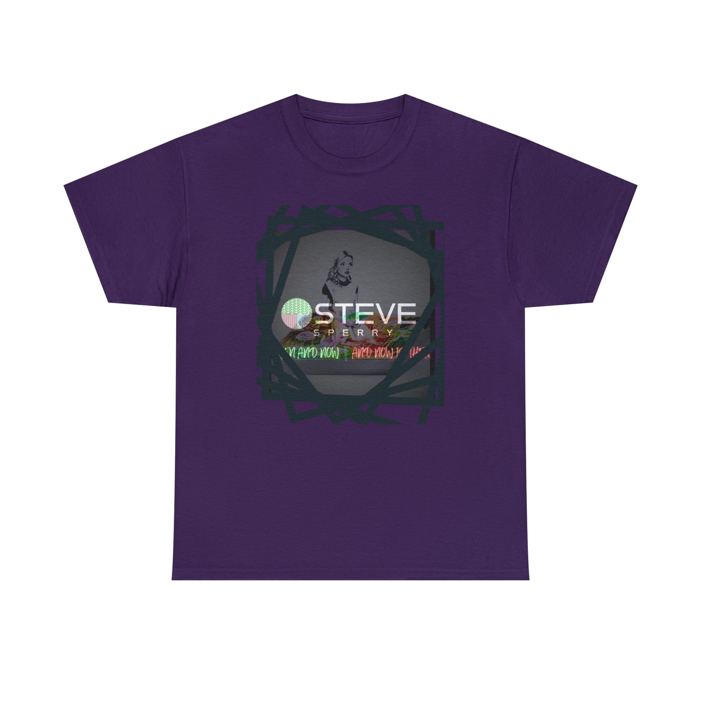 LIQUID LEISURE - Steve Sperry - THEN AND NOW | AND NOW IS THEN - Unisex Heavy Cotton Tee