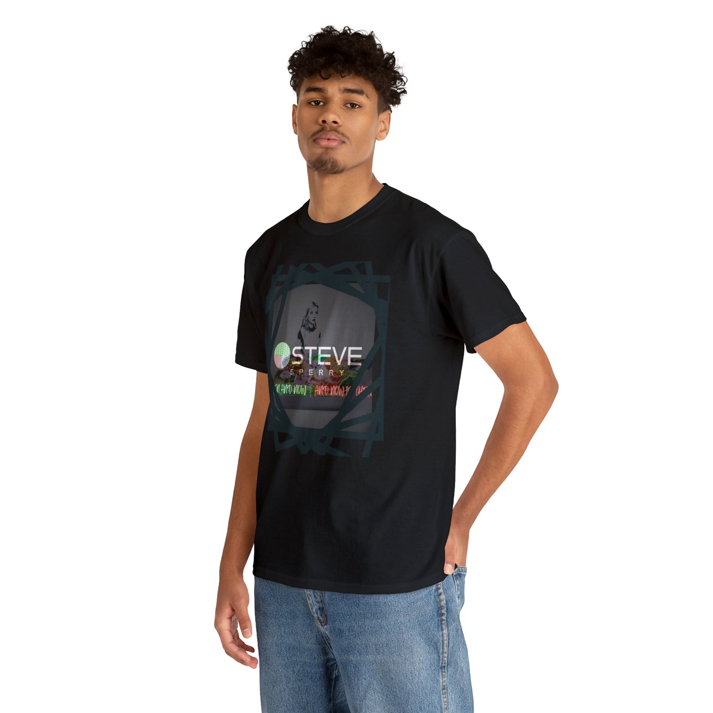 LIQUID LEISURE - Steve Sperry - THEN AND NOW | AND NOW IS THEN - Unisex Heavy Cotton Tee