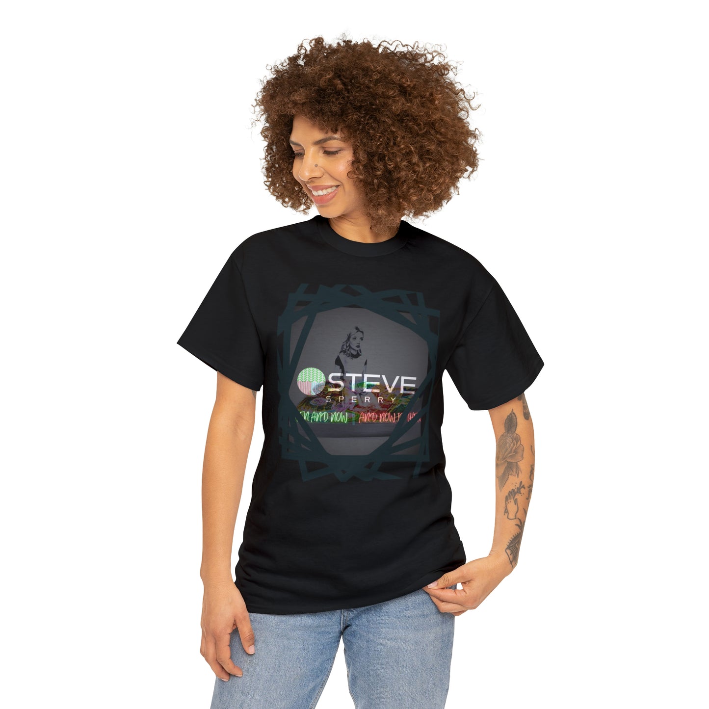 LIQUID LEISURE - Steve Sperry - THEN AND NOW | AND NOW IS THEN - Unisex Heavy Cotton Tee