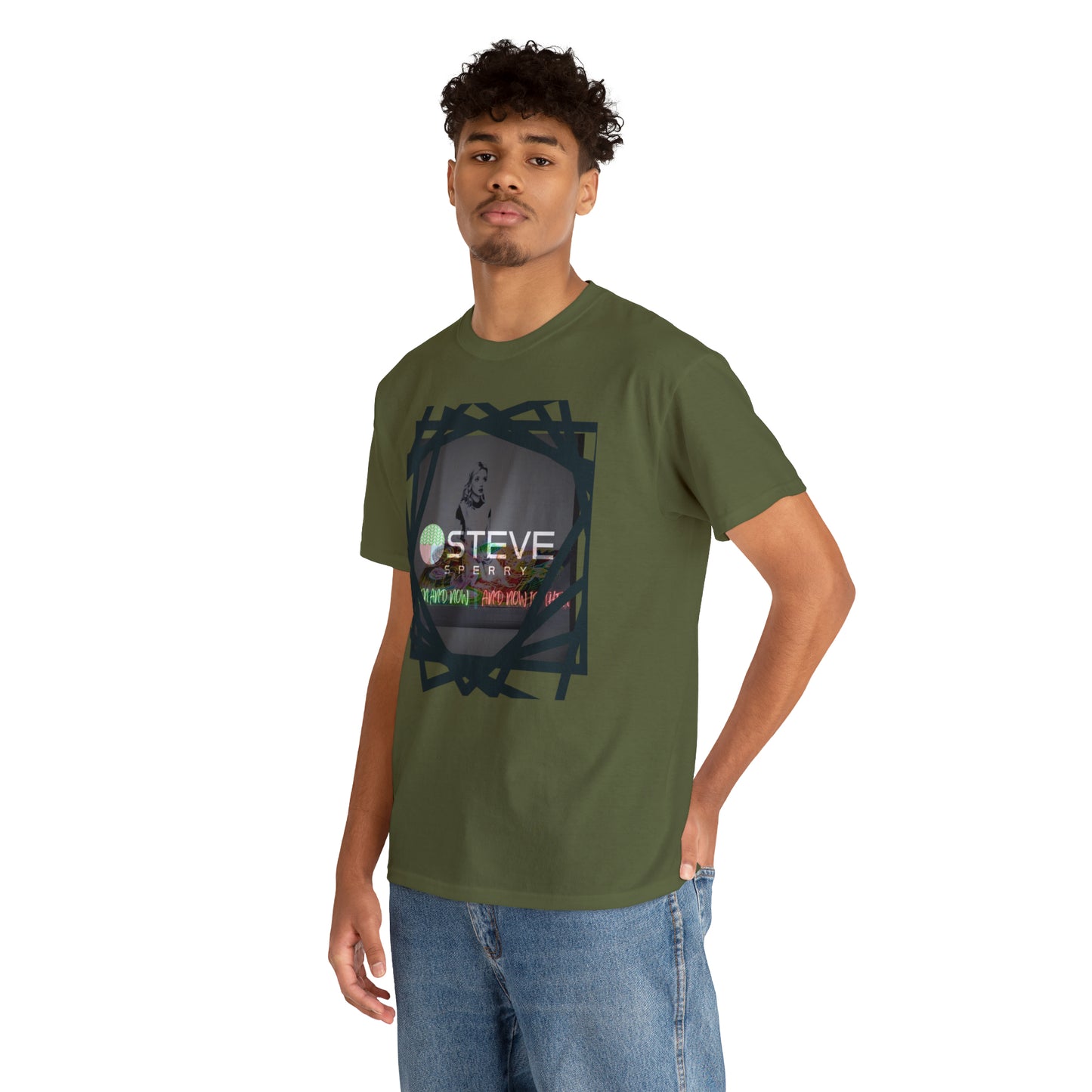 LIQUID LEISURE - Steve Sperry - THEN AND NOW | AND NOW IS THEN - Unisex Heavy Cotton Tee