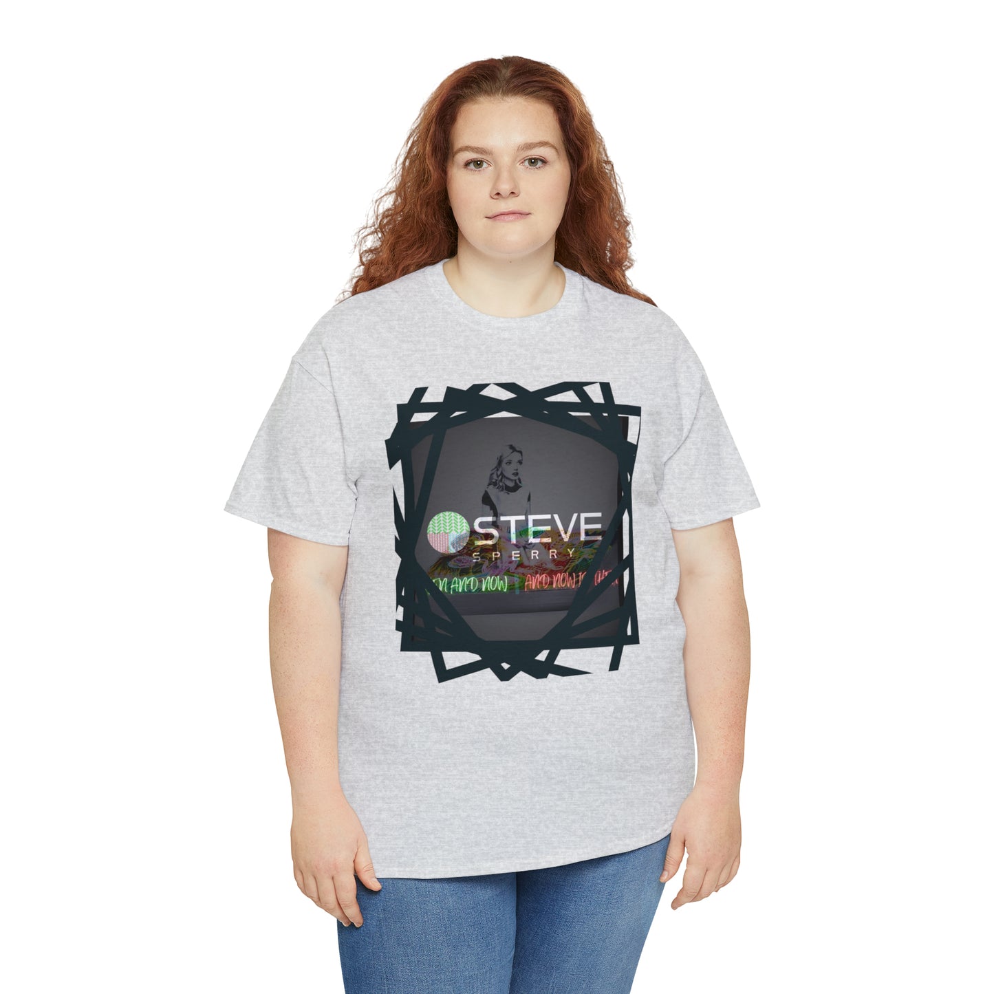 LIQUID LEISURE - Steve Sperry - THEN AND NOW | AND NOW IS THEN - Unisex Heavy Cotton Tee