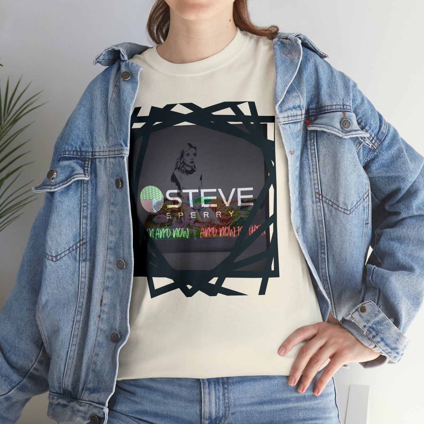 LIQUID LEISURE - Steve Sperry - THEN AND NOW | AND NOW IS THEN - Unisex Heavy Cotton Tee