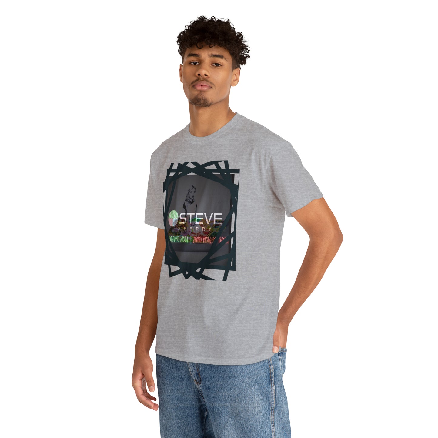 LIQUID LEISURE - Steve Sperry - THEN AND NOW | AND NOW IS THEN - Unisex Heavy Cotton Tee