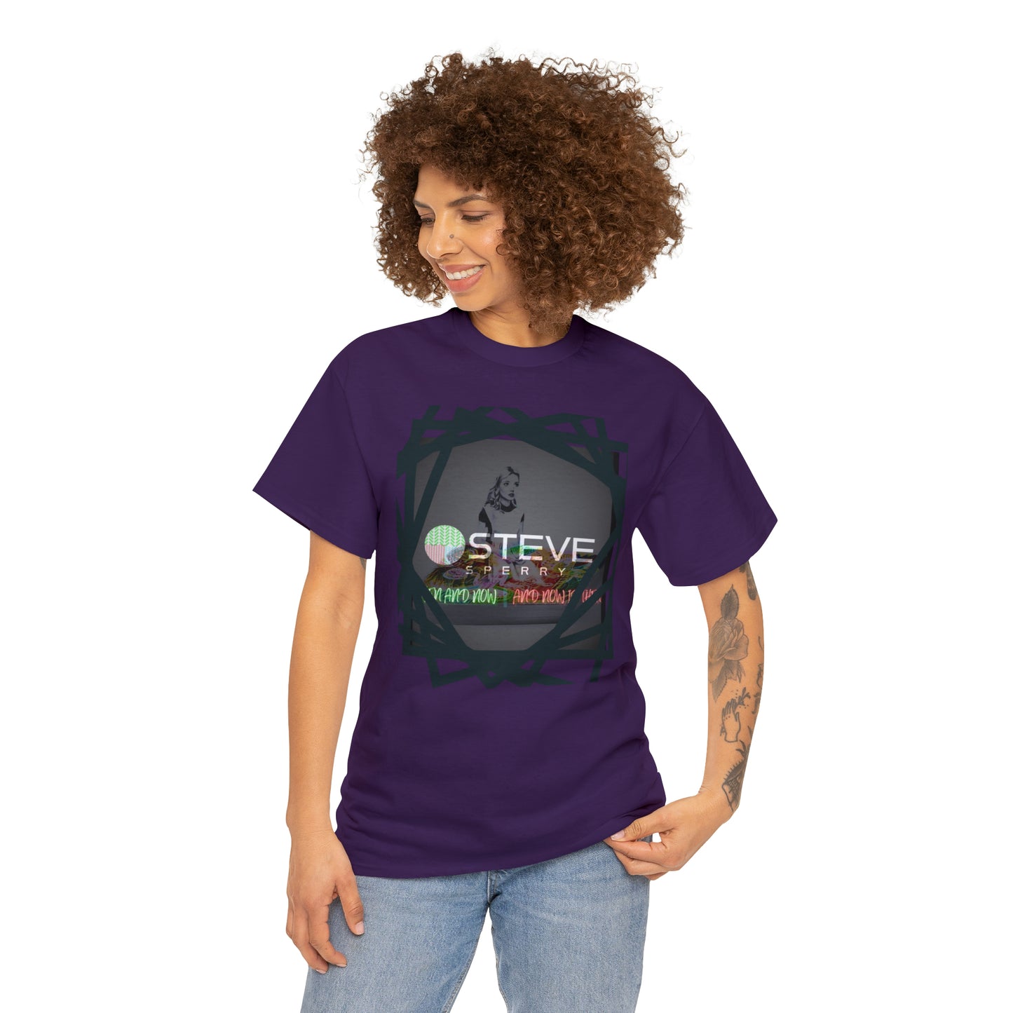 LIQUID LEISURE - Steve Sperry - THEN AND NOW | AND NOW IS THEN - Unisex Heavy Cotton Tee