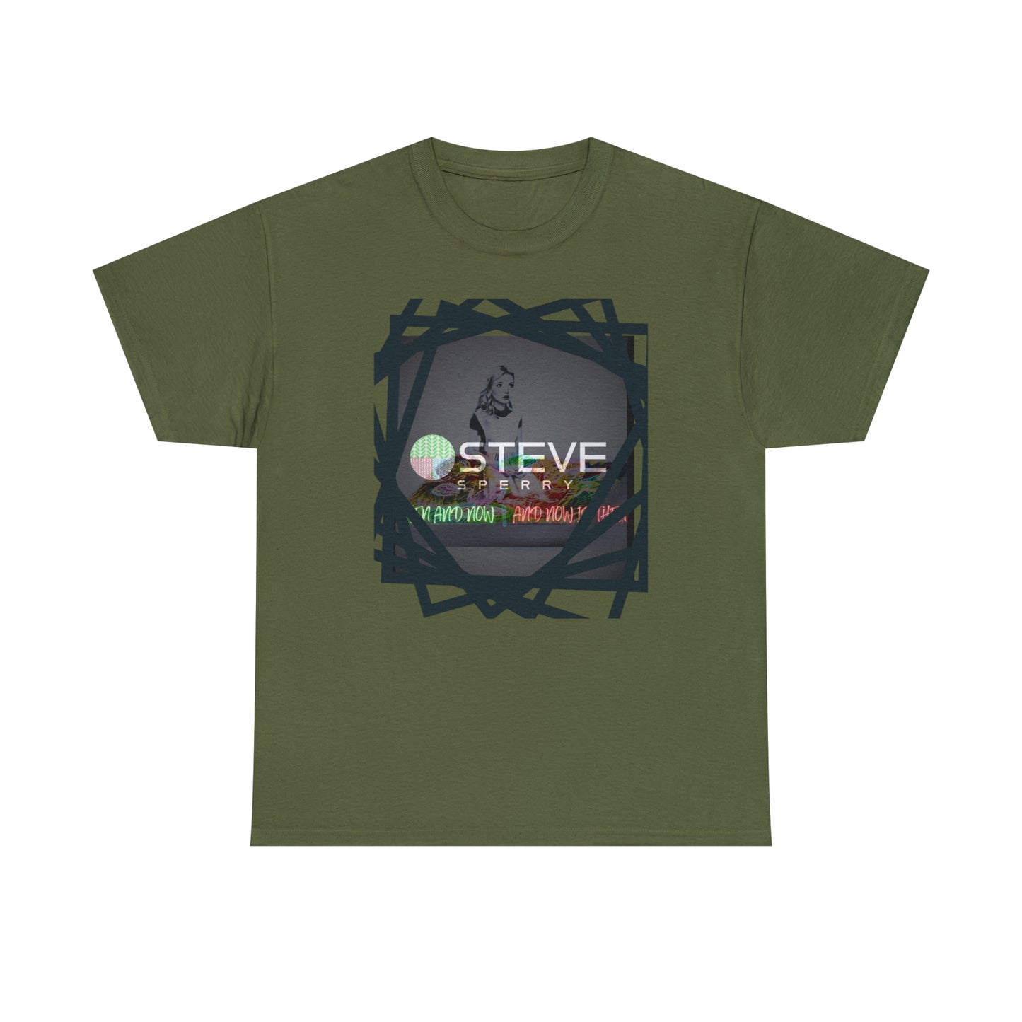 LIQUID LEISURE - Steve Sperry - THEN AND NOW | AND NOW IS THEN - Unisex Heavy Cotton Tee