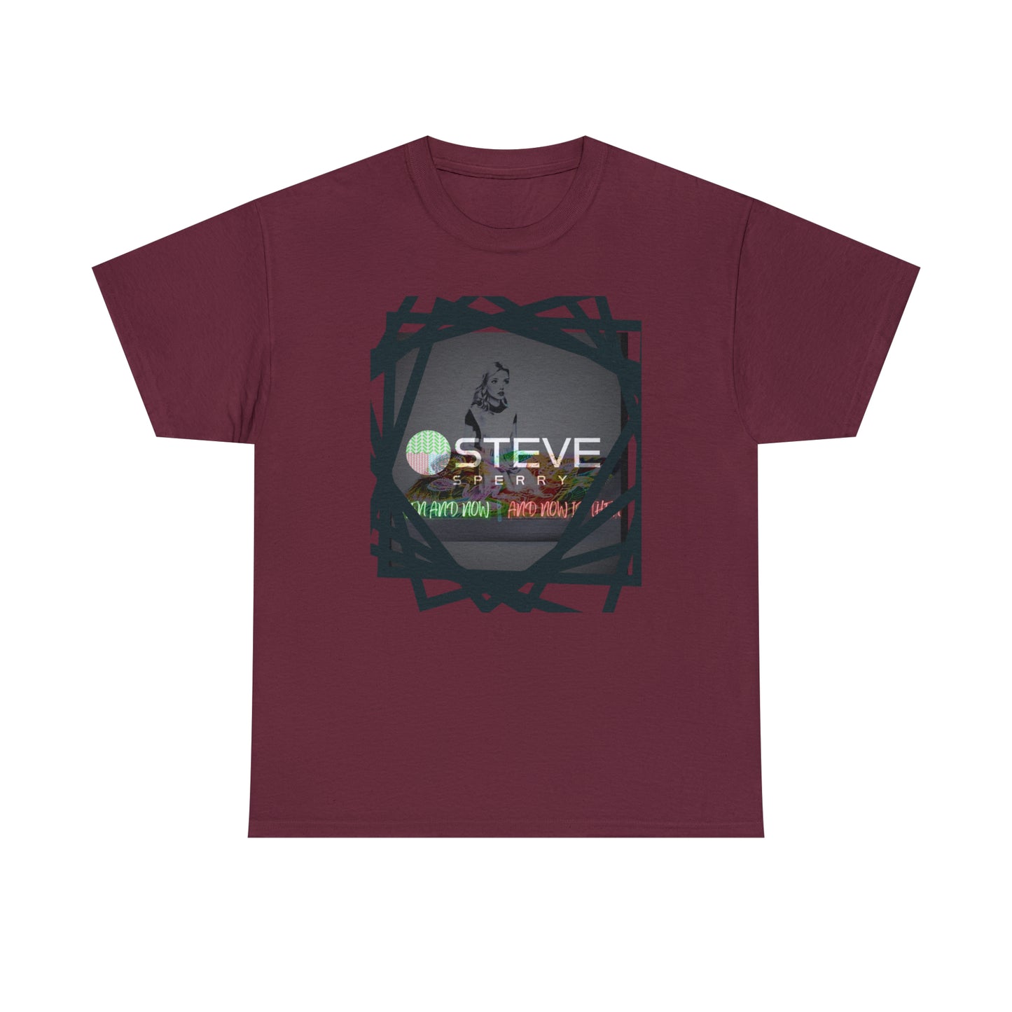 LIQUID LEISURE - Steve Sperry - THEN AND NOW | AND NOW IS THEN - Unisex Heavy Cotton Tee