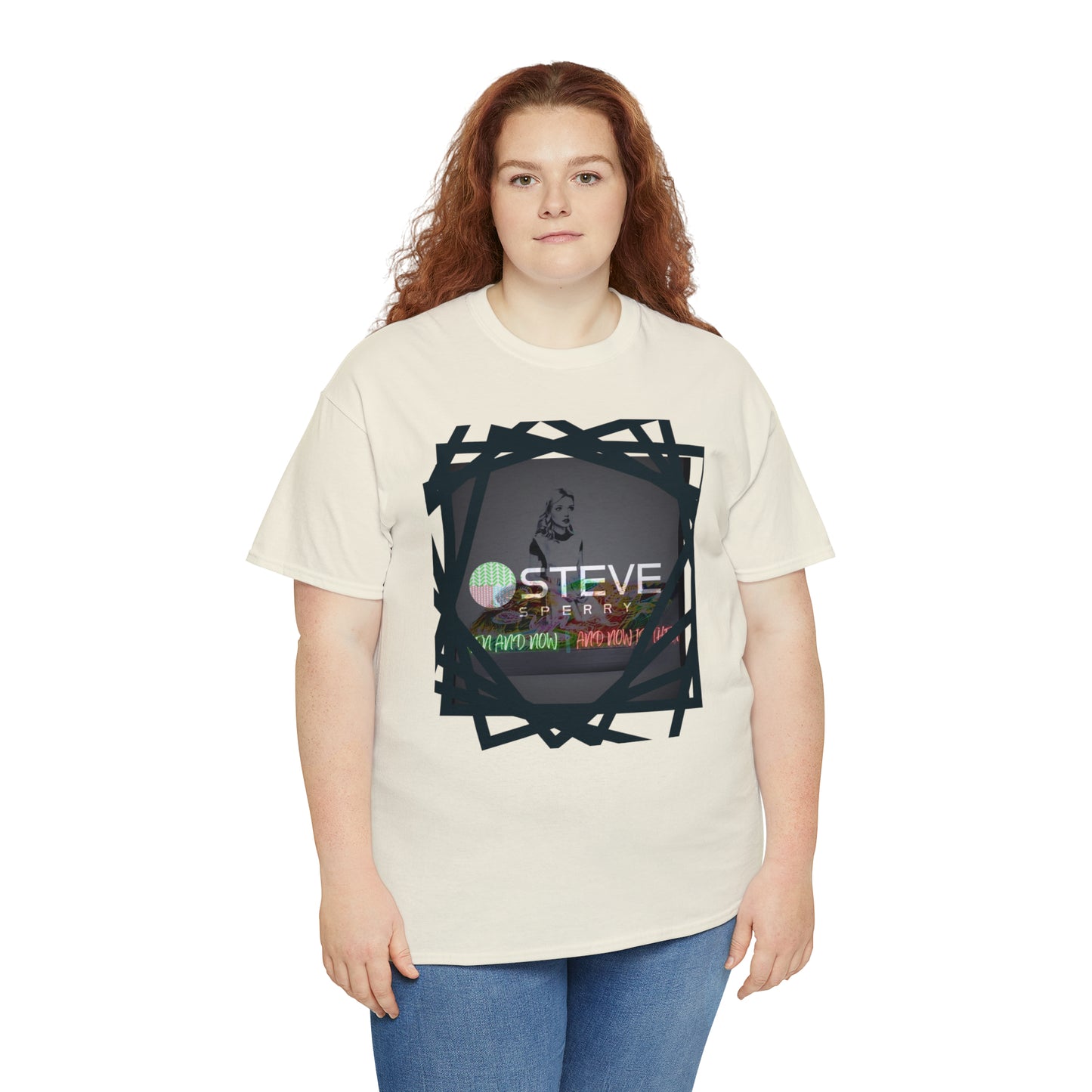 LIQUID LEISURE - Steve Sperry - THEN AND NOW | AND NOW IS THEN - Unisex Heavy Cotton Tee