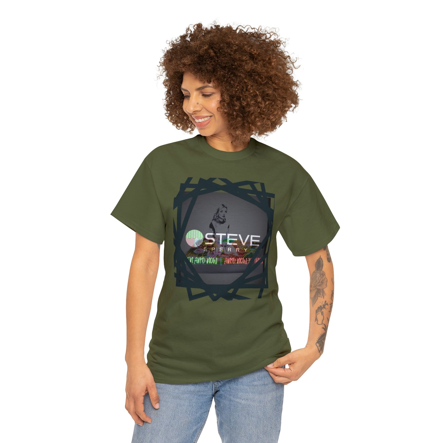 LIQUID LEISURE - Steve Sperry - THEN AND NOW | AND NOW IS THEN - Unisex Heavy Cotton Tee