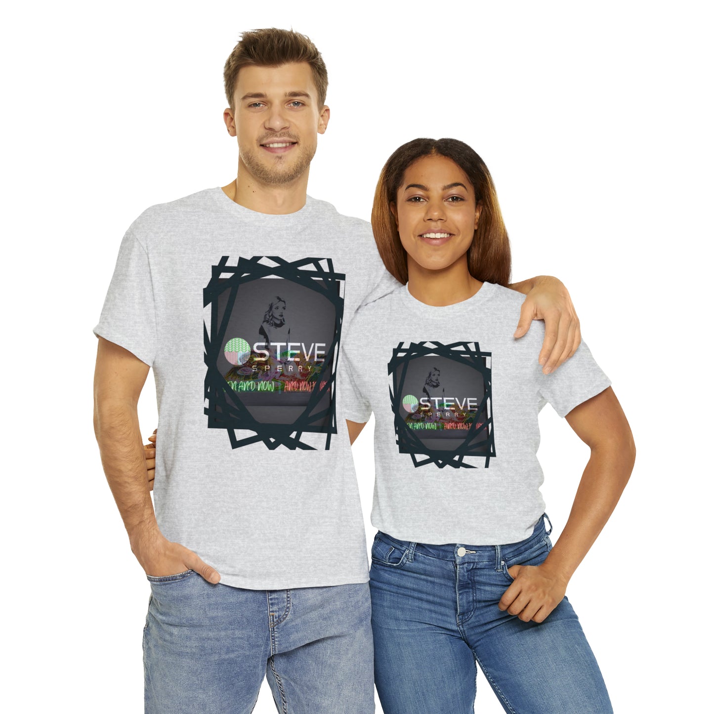LIQUID LEISURE - Steve Sperry - THEN AND NOW | AND NOW IS THEN - Unisex Heavy Cotton Tee