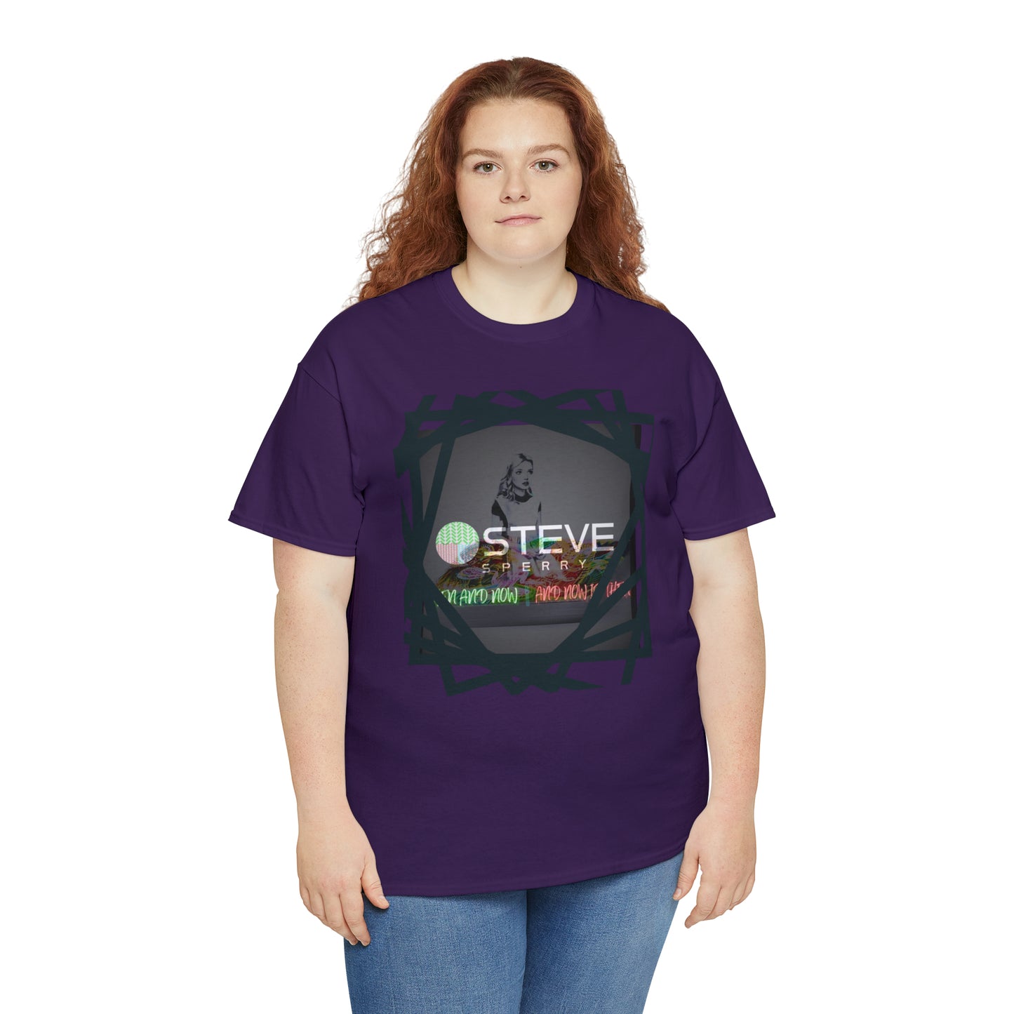 LIQUID LEISURE - Steve Sperry - THEN AND NOW | AND NOW IS THEN - Unisex Heavy Cotton Tee