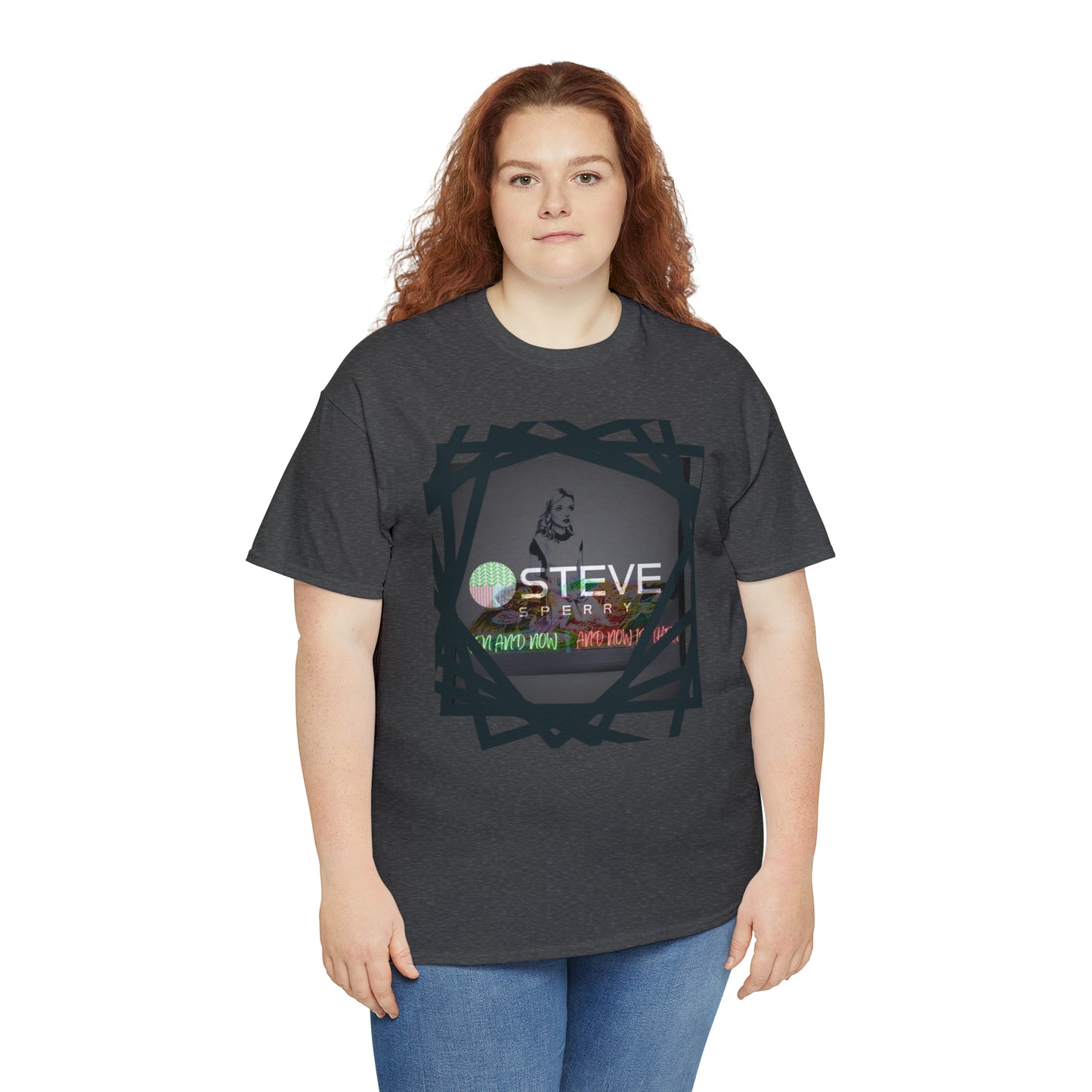 LIQUID LEISURE - Steve Sperry - THEN AND NOW | AND NOW IS THEN - Unisex Heavy Cotton Tee