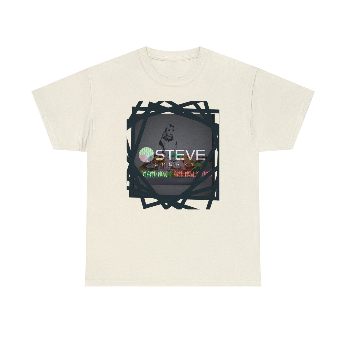 LIQUID LEISURE - Steve Sperry - THEN AND NOW | AND NOW IS THEN - Unisex Heavy Cotton Tee