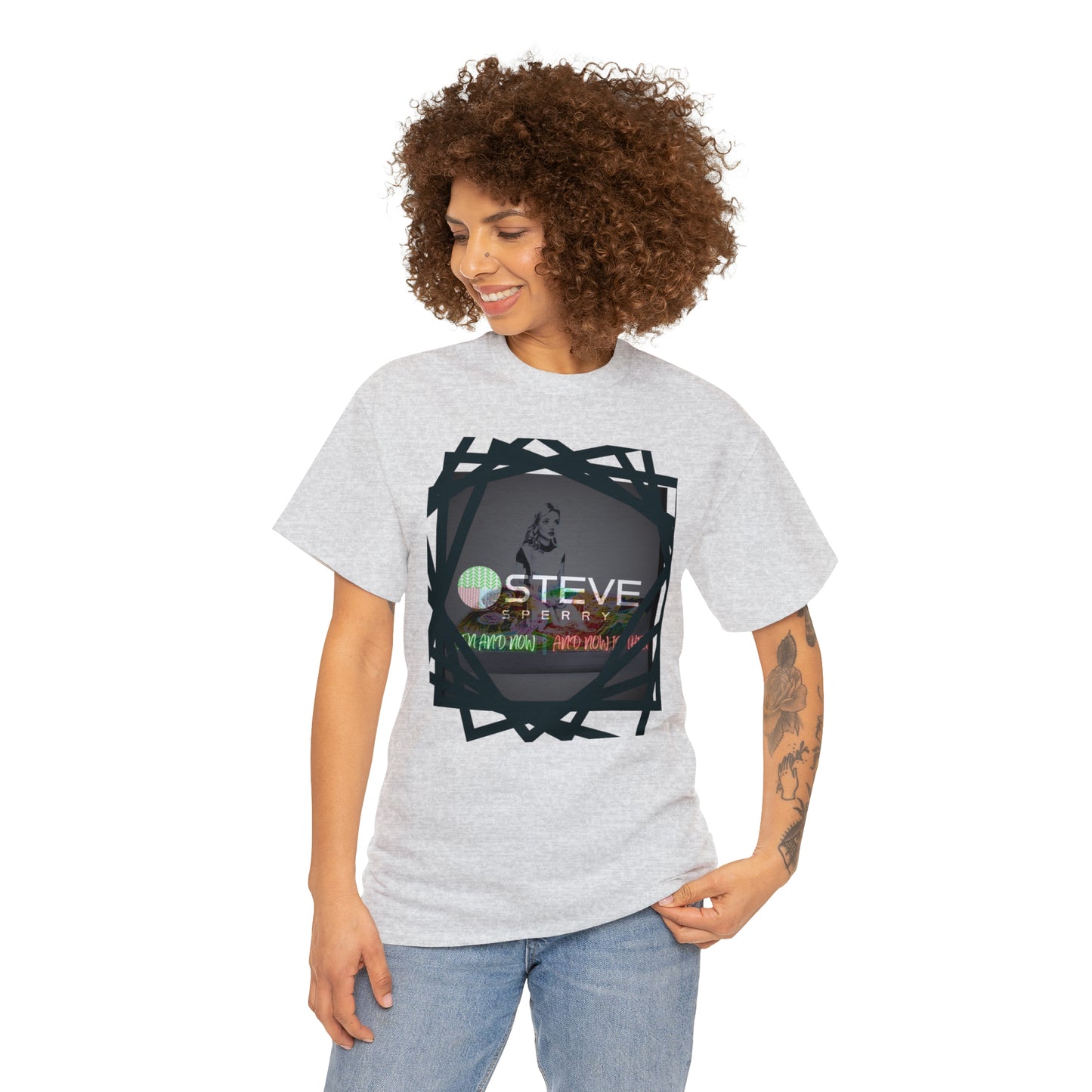 LIQUID LEISURE - Steve Sperry - THEN AND NOW | AND NOW IS THEN - Unisex Heavy Cotton Tee
