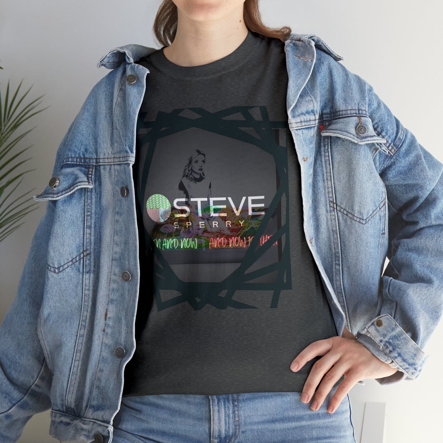 LIQUID LEISURE - Steve Sperry - THEN AND NOW | AND NOW IS THEN - Unisex Heavy Cotton Tee