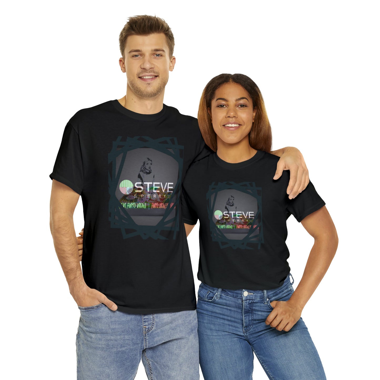 LIQUID LEISURE - Steve Sperry - THEN AND NOW | AND NOW IS THEN - Unisex Heavy Cotton Tee