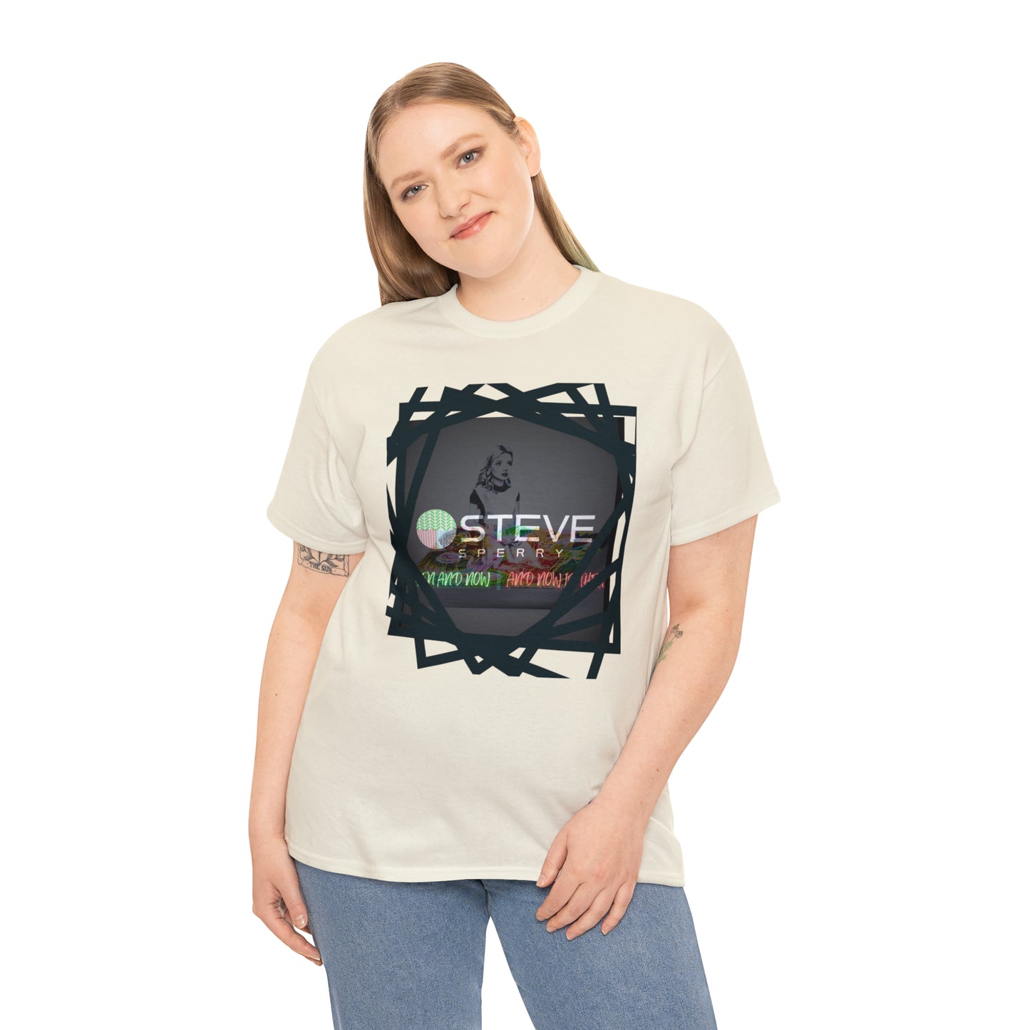 LIQUID LEISURE - Steve Sperry - THEN AND NOW | AND NOW IS THEN - Unisex Heavy Cotton Tee