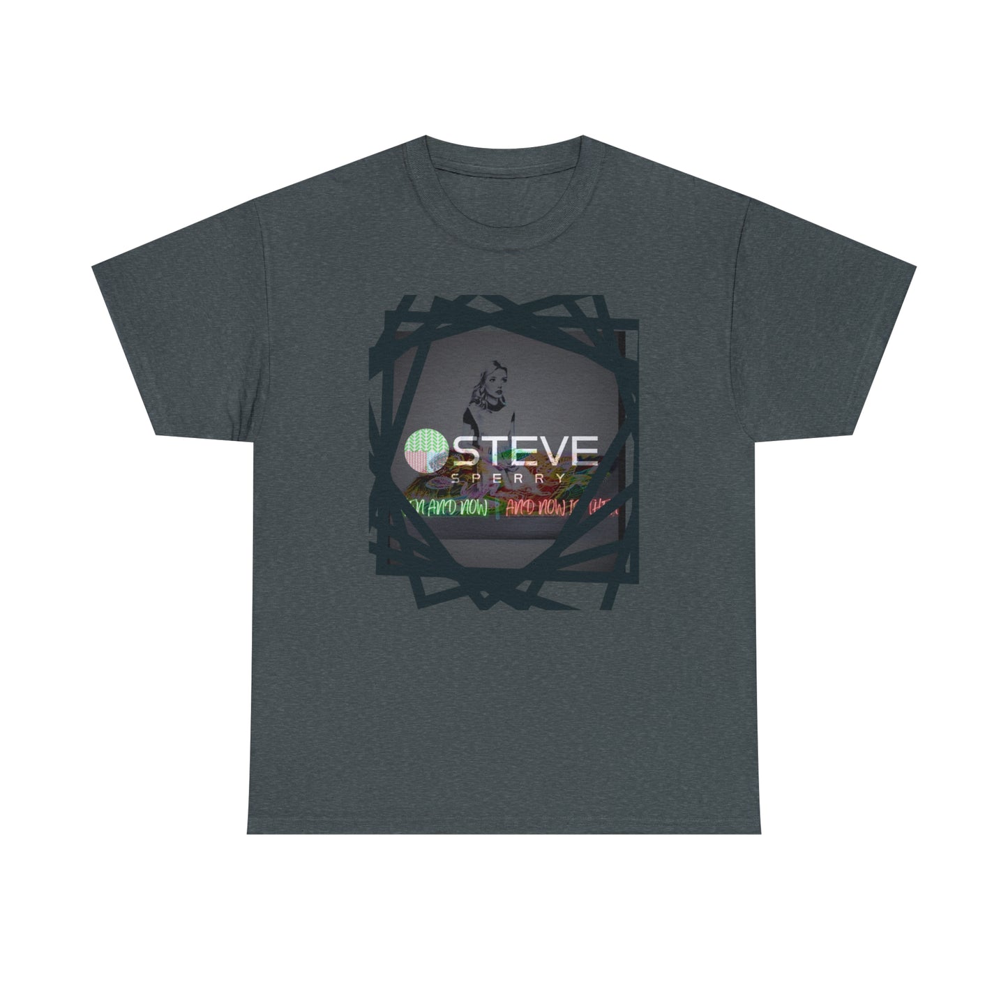 LIQUID LEISURE - Steve Sperry - THEN AND NOW | AND NOW IS THEN - Unisex Heavy Cotton Tee