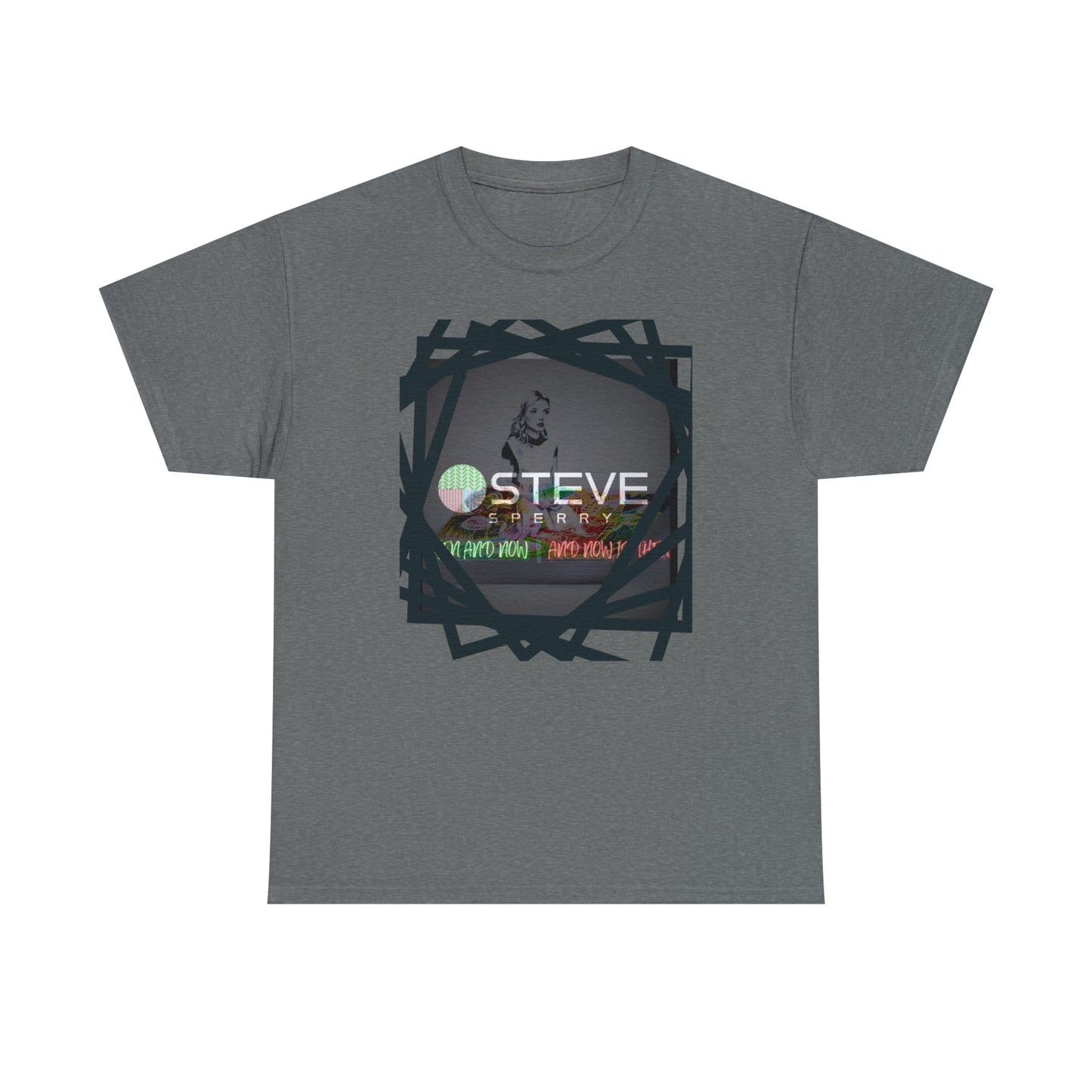 LIQUID LEISURE - Steve Sperry - THEN AND NOW | AND NOW IS THEN - Unisex Heavy Cotton Tee