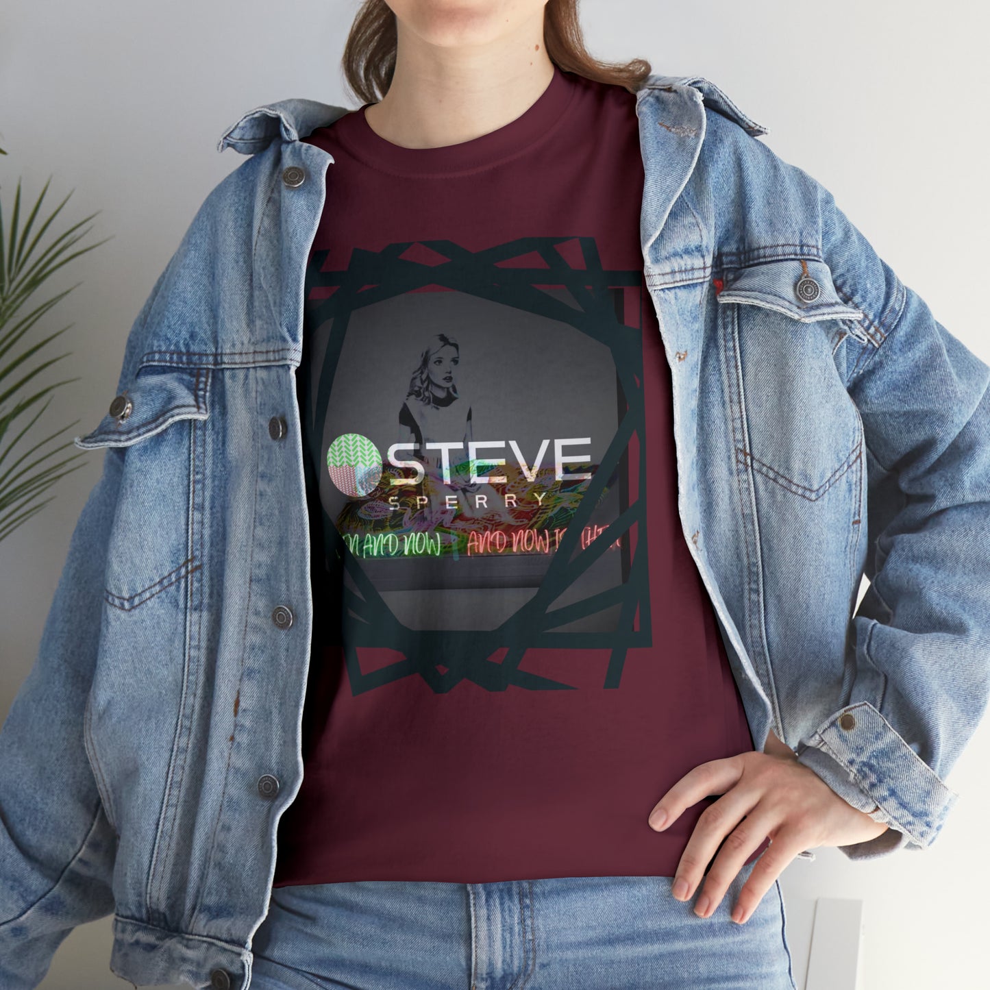 LIQUID LEISURE - Steve Sperry - THEN AND NOW | AND NOW IS THEN - Unisex Heavy Cotton Tee