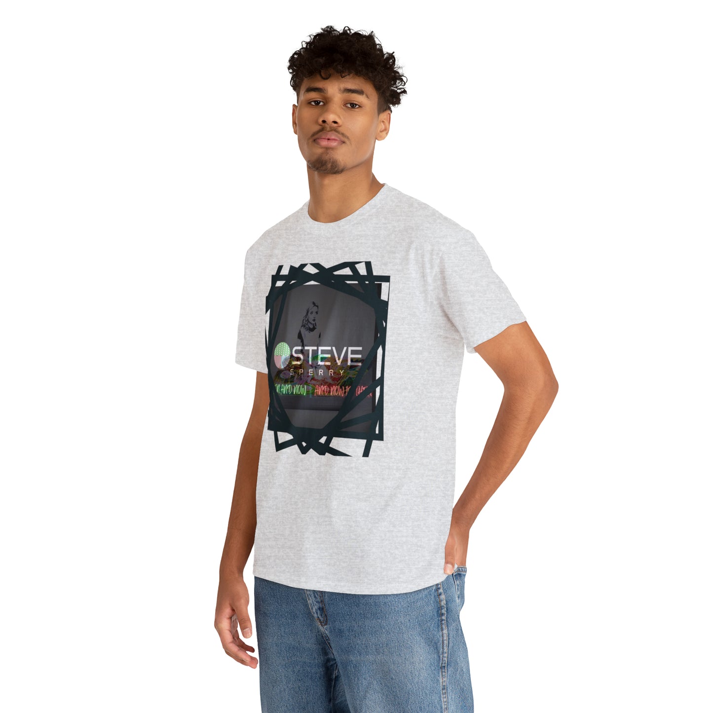 LIQUID LEISURE - Steve Sperry - THEN AND NOW | AND NOW IS THEN - Unisex Heavy Cotton Tee