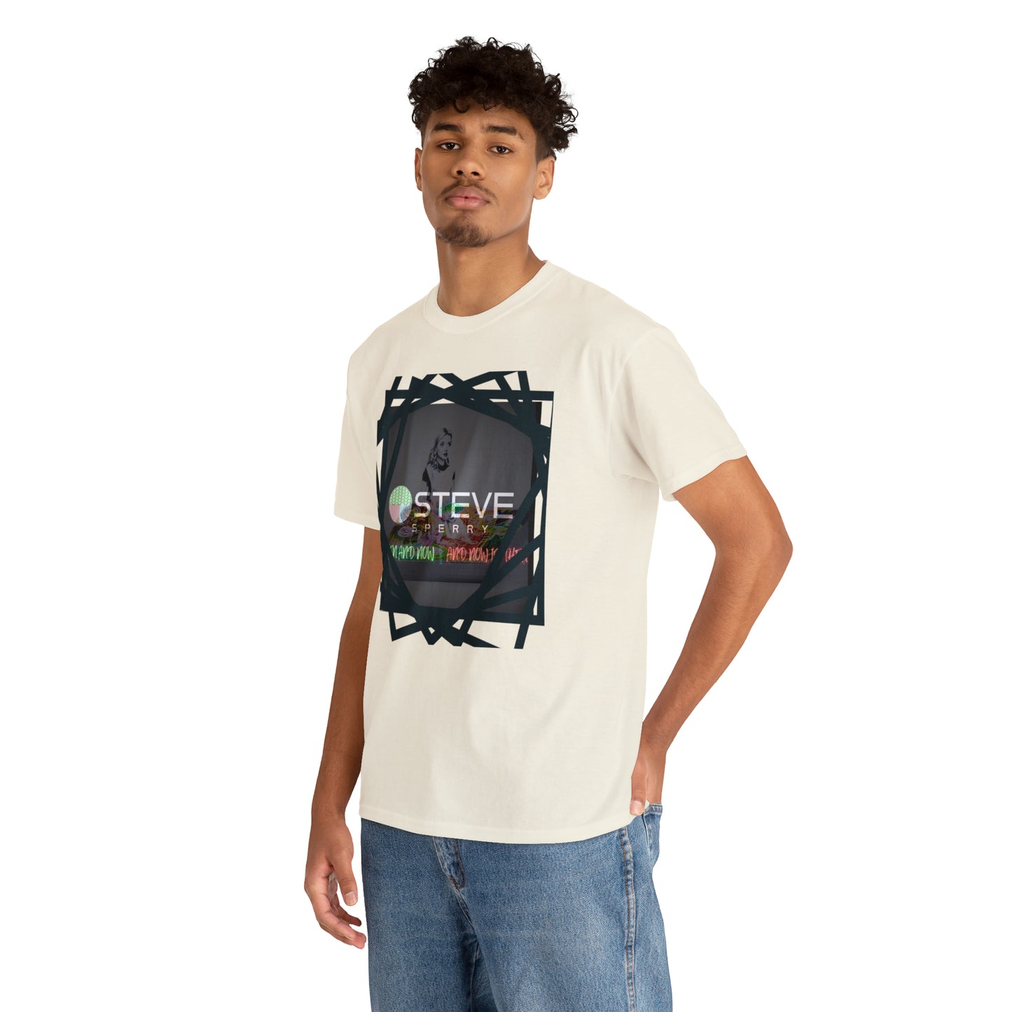 LIQUID LEISURE - Steve Sperry - THEN AND NOW | AND NOW IS THEN - Unisex Heavy Cotton Tee