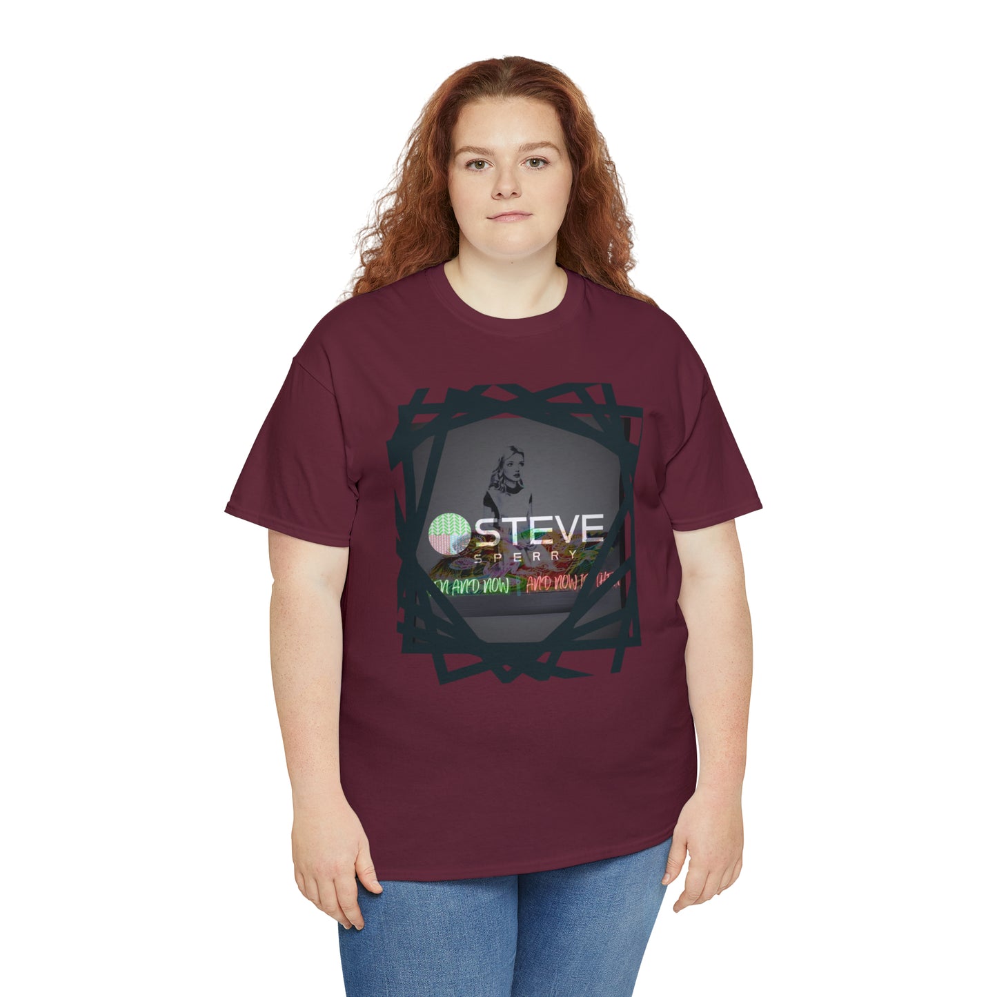 LIQUID LEISURE - Steve Sperry - THEN AND NOW | AND NOW IS THEN - Unisex Heavy Cotton Tee