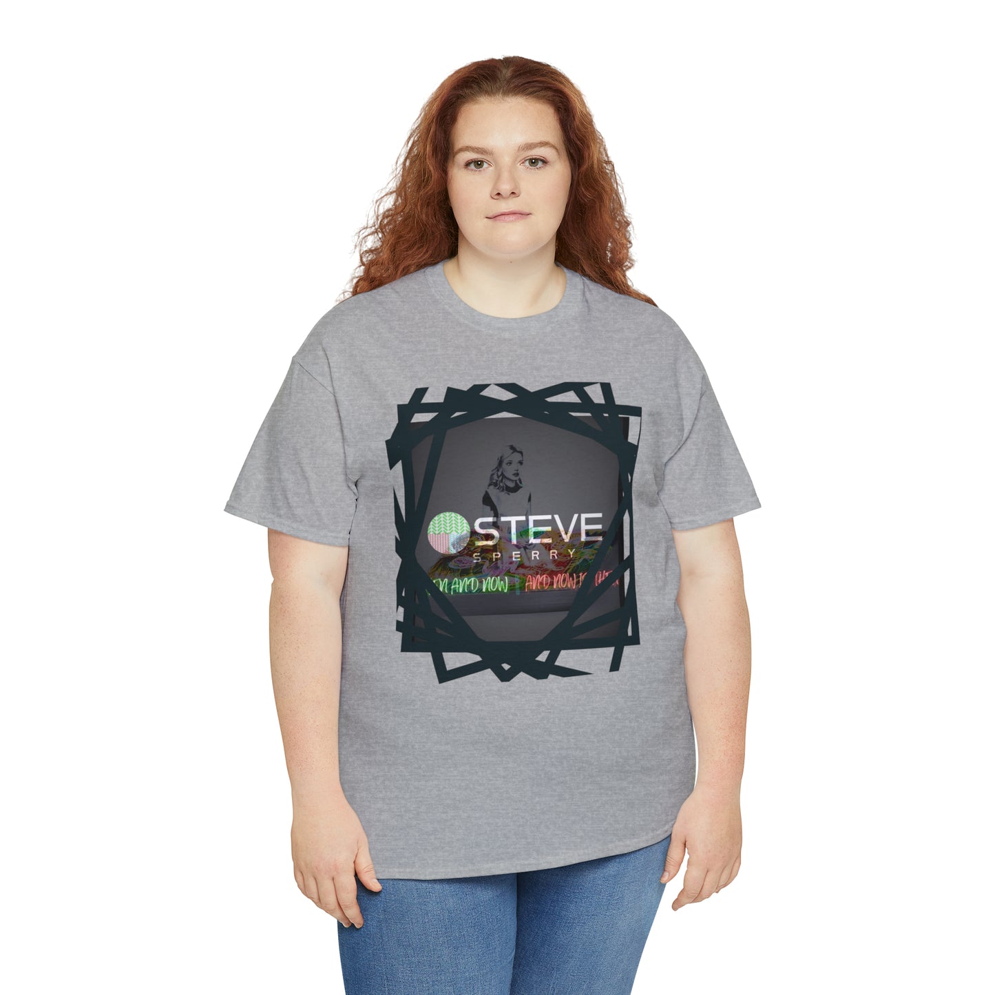 LIQUID LEISURE - Steve Sperry - THEN AND NOW | AND NOW IS THEN - Unisex Heavy Cotton Tee