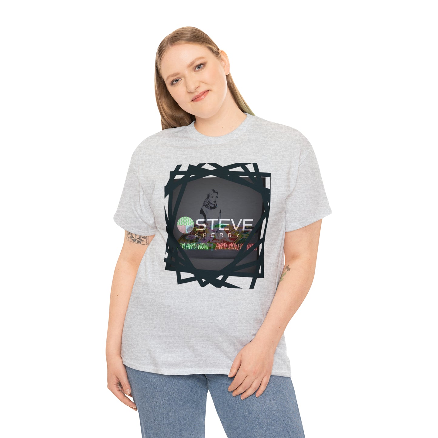 LIQUID LEISURE - Steve Sperry - THEN AND NOW | AND NOW IS THEN - Unisex Heavy Cotton Tee