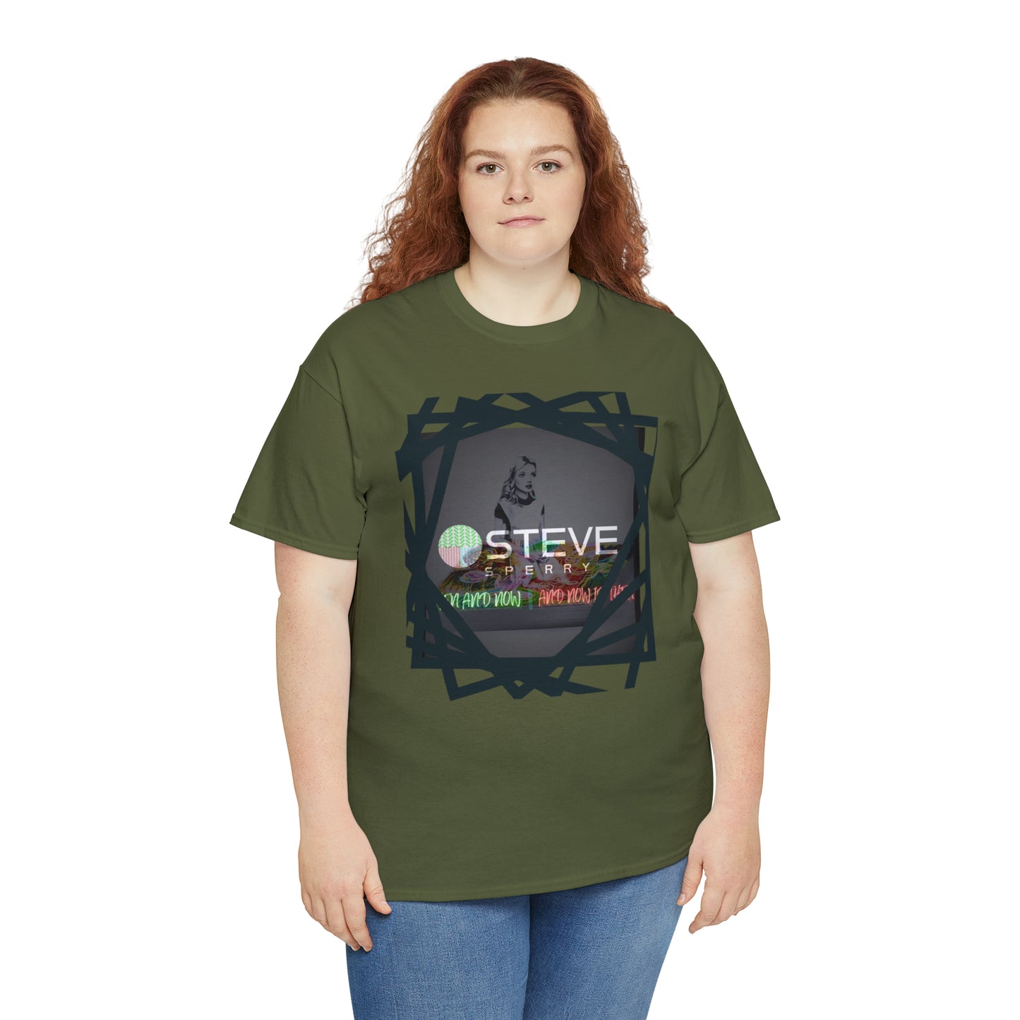 LIQUID LEISURE - Steve Sperry - THEN AND NOW | AND NOW IS THEN - Unisex Heavy Cotton Tee