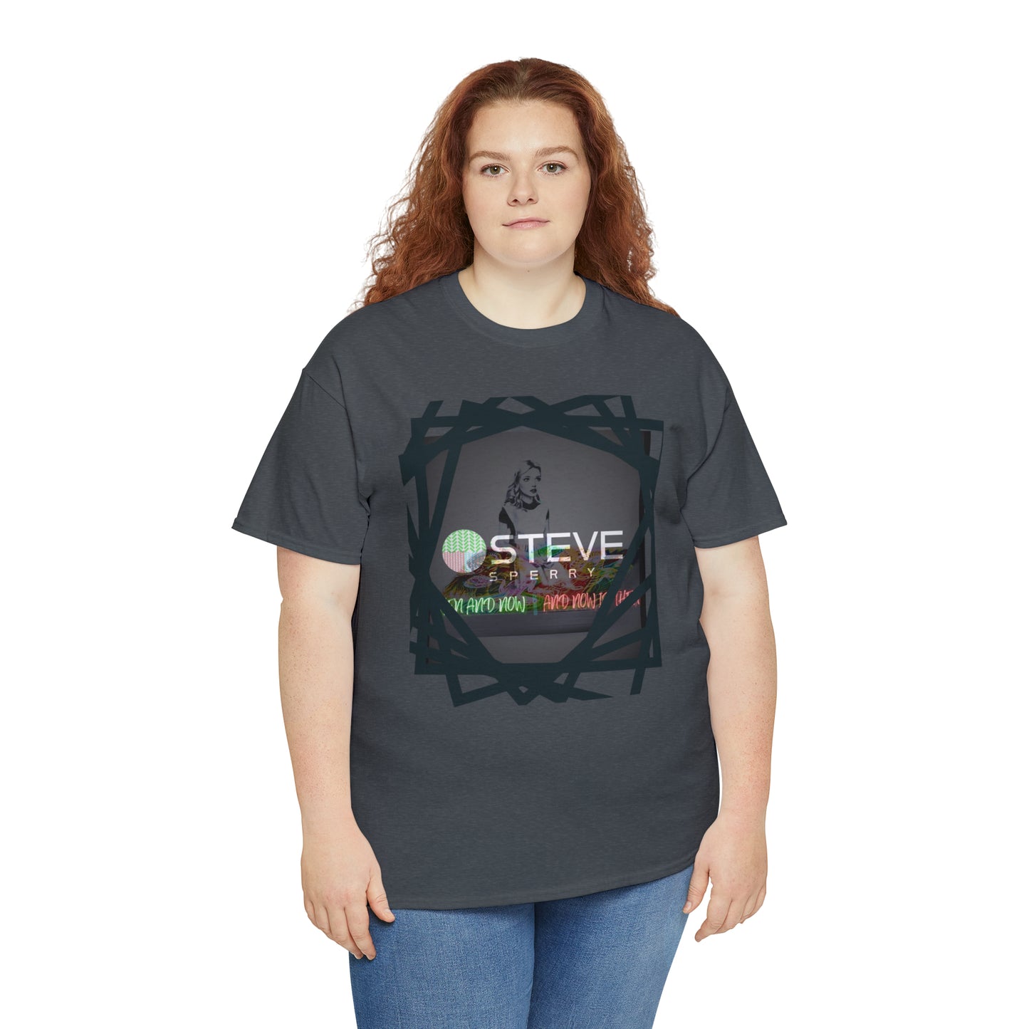 LIQUID LEISURE - Steve Sperry - THEN AND NOW | AND NOW IS THEN - Unisex Heavy Cotton Tee