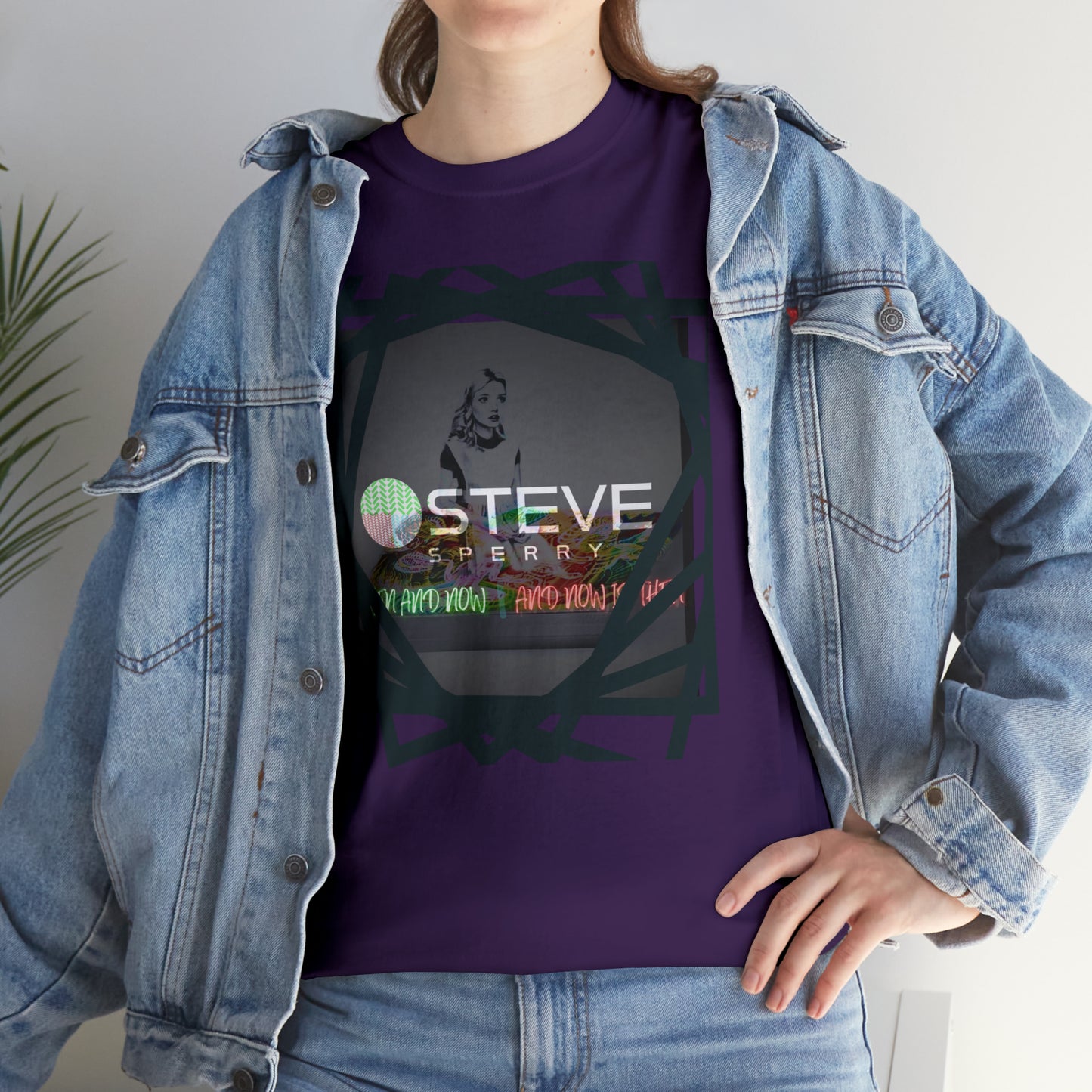 LIQUID LEISURE - Steve Sperry - THEN AND NOW | AND NOW IS THEN - Unisex Heavy Cotton Tee