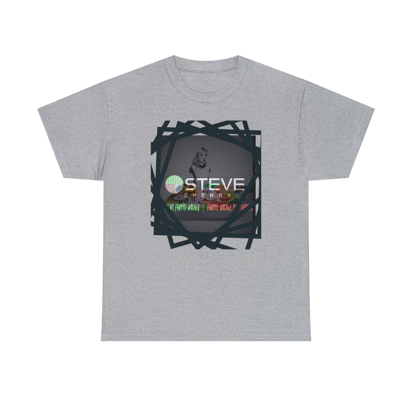 LIQUID LEISURE - Steve Sperry - THEN AND NOW | AND NOW IS THEN - Unisex Heavy Cotton Tee