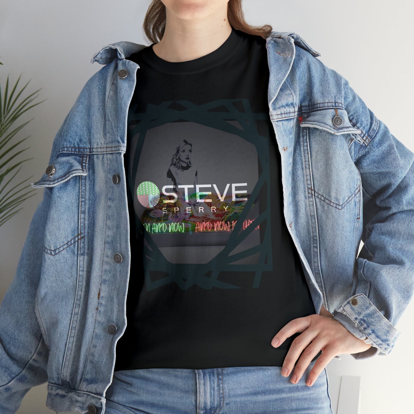 LIQUID LEISURE - Steve Sperry - THEN AND NOW | AND NOW IS THEN - Unisex Heavy Cotton Tee