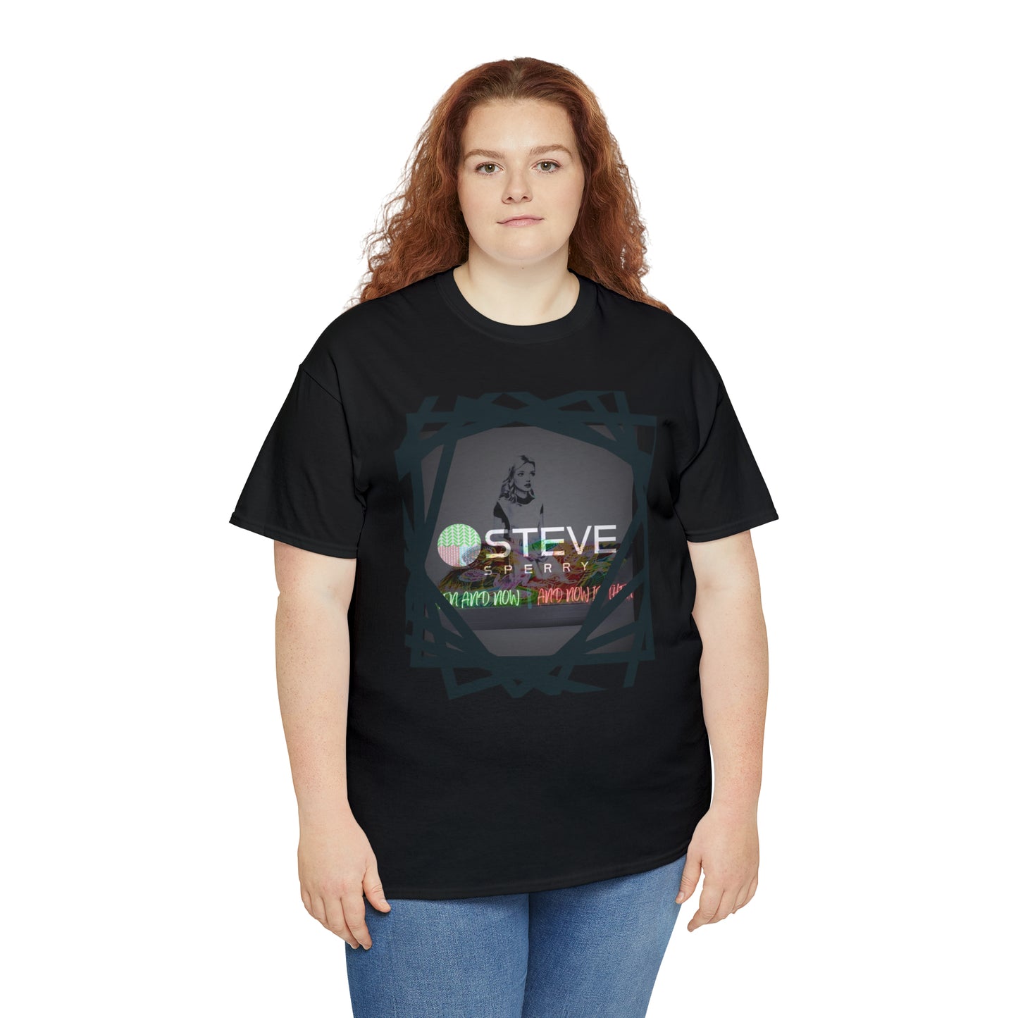 LIQUID LEISURE - Steve Sperry - THEN AND NOW | AND NOW IS THEN - Unisex Heavy Cotton Tee